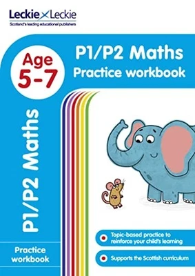P1/P2 Maths Practice Workbook: Extra Practic..., Leckie - Image 1 of 2