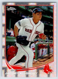 2013 Topps Chrome Jacoby Ellsbury 204 Refractor Boston Red Sox Card - Picture 1 of 2