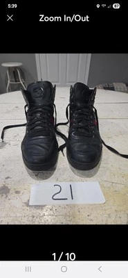 Gucci Zapatillas Hombre 221825 Cuero Negro Talla 11.5.  Tacones show wear Foto 1 de 4