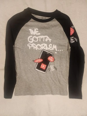 Tony Hawk Niños Gris y Negro Manga Larga Camisa Teléfono Celular Gráfico Niños L 14/16 Foto 1 de 4