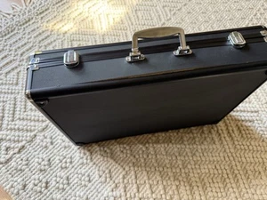 Vintage Mini Travel Portable Pool Table Set in Briefcase Missing The Stir - Picture 1 of 13