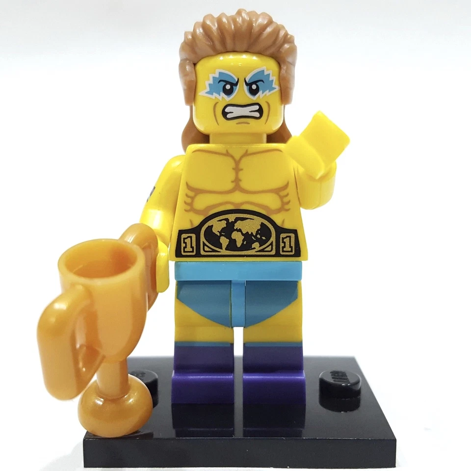 Nuevo Lego Coleccionable Serie 15 Minifigura CAMPEÓN DE LUCHA LIBRE Campeón 71011 Foto 1 de 1
