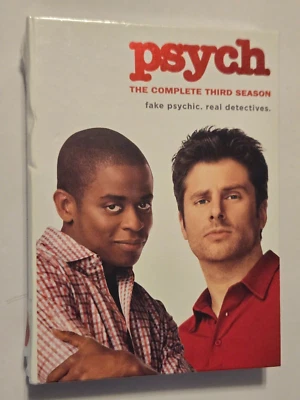 Psych - The Complete Third Season DVD 4-Disc Set Season 3 BRAND NEW - Image 1 of 3
