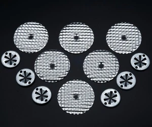 6x Hitzeschutz Blech Reparatursatz Auspuff Klemmscheiben N90335004 Seat - V2 - Bild 1 von 6