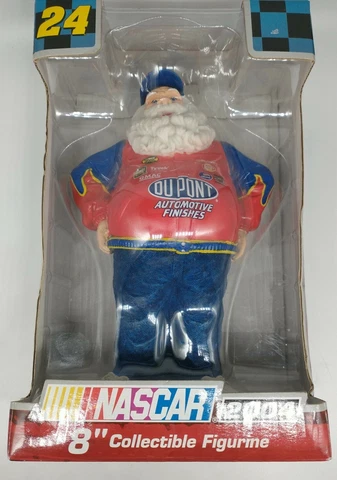 JEFF GORDON 24 TREVCO 2004 NASCAR RACING 8" COLLECTIBLE DUPONT Santa FIGURINE Cover