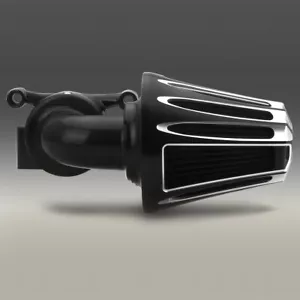Cone Air Intake Filter For Harley Softail Deluxe 16-17 Touring Glide Ultra 08-16 - Picture 1 of 9