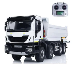 1/14 8x8 RC Hydraulic Painted Assembled Dumper Car Tipper 2-speed Transmission - Picture 1 of 12