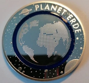 Planet Erde Polymerausgabe Stempelglanz - Bild 1 von 4