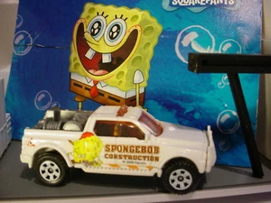 MATCHBOX SPONGEBOB Construction EMERGENCY RESCUE 4x4 ∞ white ∞LOOSE - Picture 1 of 3