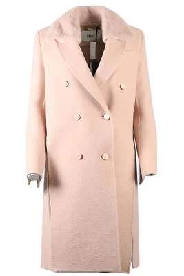 FENDI MINK FUR AND CAMEL HAIR COAT IT 36 UK 4 - Image 1 of 4