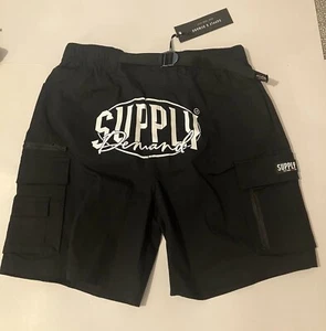 Men’s Supply And Demand Lock Belted Cargo Shorts Sz Med - Picture 1 of 4
