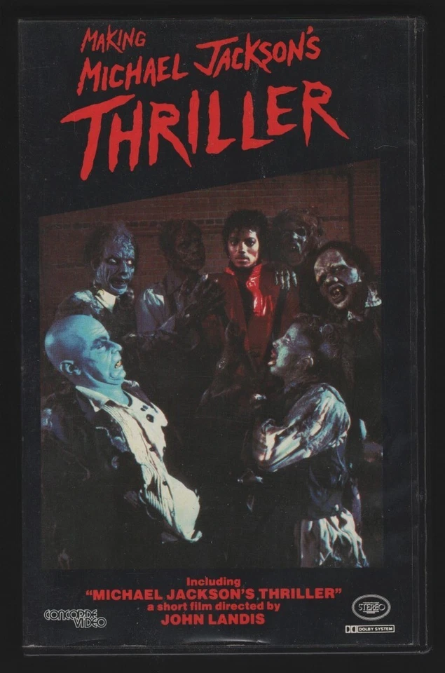 VHS VIDEO KASSETTE  MAKING MICHAEL JACKSON'S THRILLER - Bild 1 von 3