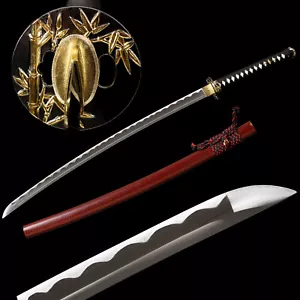 41'' Hand Polished T10 Steel Razor Sharp Blade Katana Japanese Samurai Sword - Picture 1 of 13