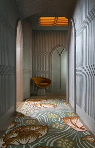 Abussan classical Handmade Tufted  Carpet Wool Blend & Dining room - Picture 1 of 3