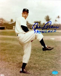 Johnny Podres autographed 8x10 Photo (Brooklyn Dodgers) inscribed "55 WS MVP" #2 - Picture 1 of 1
