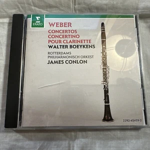Walter Boeykens - Weber Concertos Concertino for Clarinet CD Erato Germany - Picture 1 of 4
