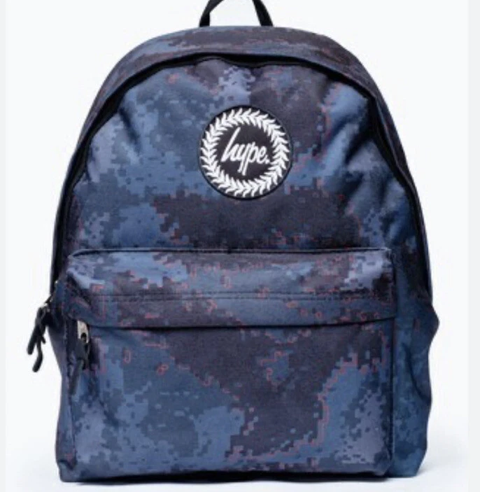 Hype Rucksack Rucksack Schultasche digital rote Linie BRANDNEU Sport - Bild 1 von 1