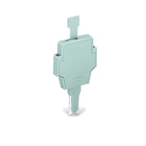 10 pz WAGO 281-512 Spina fusibile con linguetta estraibile 6 mm Larga grigio Nuova - Foto 1 di 4