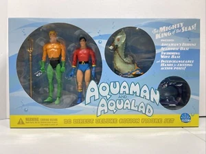 DC Direct Deluxe Action Figure Set AQUAMAN & AQUALAD - New In Box - Picture 1 of 6