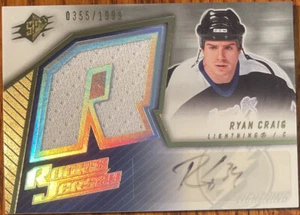 2005-06 SPx Rookie Jersey Autograph Ryan Craig #241 #’d 0355/1999 - Picture 1 of 3