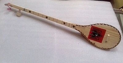 NEW ALBANIA CIFTELI SMALL HANDCRAFT FOLK TRADITIONAL MUSICAL INSTRUMENT 50 CM - Image 1 of 4