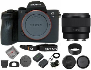 Sony Alpha A7 III Digital Camera with FE 50mm f/1.8 Lens 