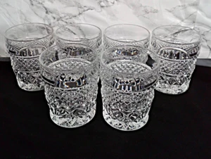 Vintage Set of 6 Anchor Hocking Wexford Whisky Glasses - Picture 1 of 7