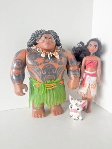 "Figura de acción Hasbro Disney Moana, Maui, Pua 2015 muñecas 10,5""" - Imagen 1 de 10