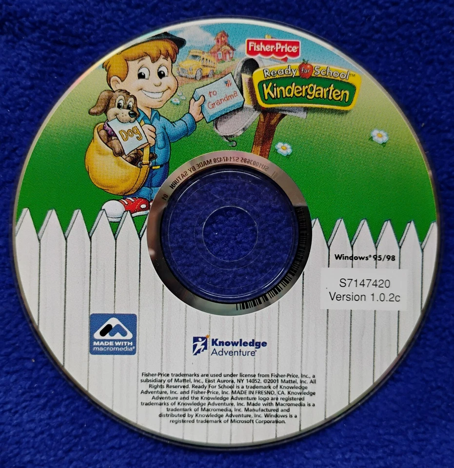 Ready For School Kindergarten (PC CD-Rom Win 95/98, Knowledge Adventure) CD Only - Image 1 of 1
