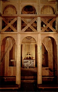 Postal de Rapid City, SD Stave Church Pennington County South Dakota - Imagen 1 de 2