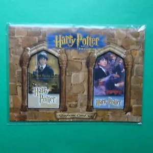 Harry Potter and philosopher's stone 2001 Japanese Phone card x 2 New unopened - Picture 1 of 2