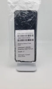 Samsung Galaxy Z Flip4 (Factory Unlocked - 256GB - Green - SM-F721U1 - AS-IS - Picture 1 of 8