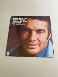 MERLE HAGGARD - DADDY FRANK THE GUITAR MAN 7" VINYL JUKEBOX 45 RPM W/ PS VG+ - Picture 1 of 4
