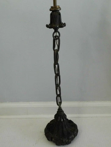Antique Hanging Pendant Light with Chain - Chandelier Part - Restoration #2 Cover