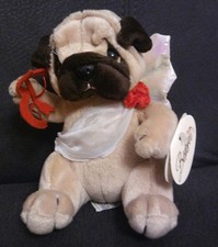 Bestever Pug Dog Cupid Plush Toy - 5"