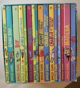 Roald Dahl Collection 16 Book Paperback Box Set Boxed Matilda Witches Charlie - Picture 1 of 3