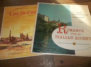 The Longines Symphonette Society Romance Italian / Lord I'm Coming Home LP x 2  - Picture 1 of 1
