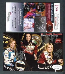 JSA Ashley Courtney Brittney Force Autographed Signed 3.5x5.5 Photo TRB 1146 - Picture 1 of 1