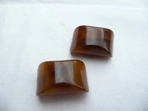 2 gros boutons anciens en bakélite époque art-déco - Imagen 1 de 4