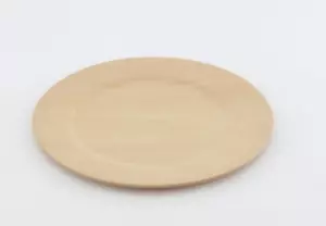 Plate Wide Rim M Shinanoki GOLD CRAFT Natural Plywood made in Japan new M01G - Picture 1 of 12