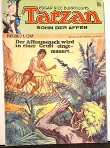 1 Tarzan Heft Nr.:100 aus 1971 von Edgar Rice Burroughs Z1 (77) - Bild 1 von 2