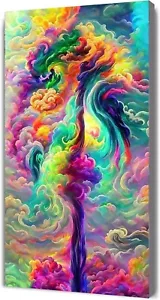 Abstract Large Diamond Painting Kits for Adults (27.6 x 15.7 inch), 5D Diamond - Picture 1 of 8