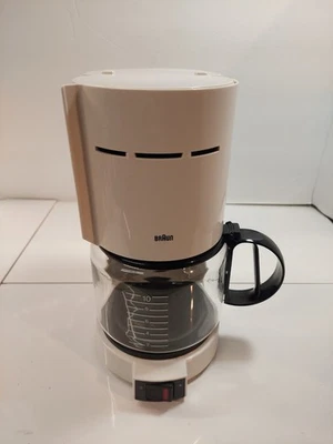 BRAUN AROMASTER 10 CUP COFFEE MAKER KF400 4085 Tested & Working White - Image 1 of 4