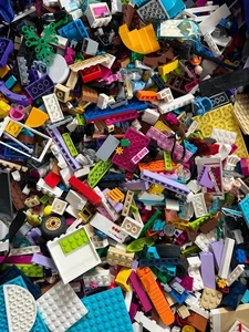 Lego Mixed Bundle Bricks Job Lot Bag 500g Used Genuine RANDOM ASSORTMENT - Picture 1 of 4