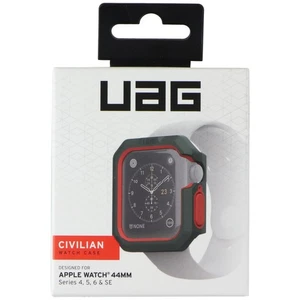 UAG Civil Étui pour Apple Watch Series 4/5/6/ Se 44mm - Vert/Orange - Photo 1 sur 2