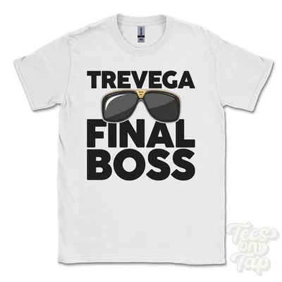 CAMISETA TREVEGA FINAL BOSS Divertida Regalo Navidad Cornwall Towednack Inglaterra Ibiza - Imagen 1 de 2