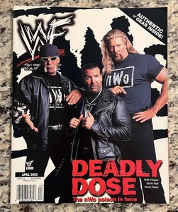 WWF Magazine - APRIL 2002 - NWO - Booker T Poster - Catalog Hulk Hogan - Picture 1 of 4