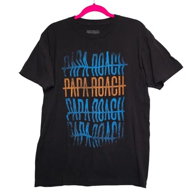 Papa Roach Who Do You Trust? World Tour 2019 Black Graphic T-Shirt - L - Image 1 of 4