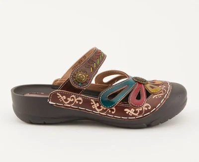 L'ARTISTE New Spring Step  Brown  "Copa" Flat Clog Sandal EU39 - Image 1 of 4