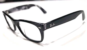 Marco de gafas Ray Ban RB5184 5405 negro gris ovalado 52-18 145 - Imagen 1 de 10